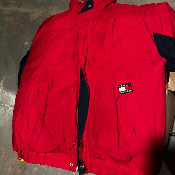 Vintage Tommy Hilfiger Reversible Puffer Winter Jacket size XL - Picture 3 of 5